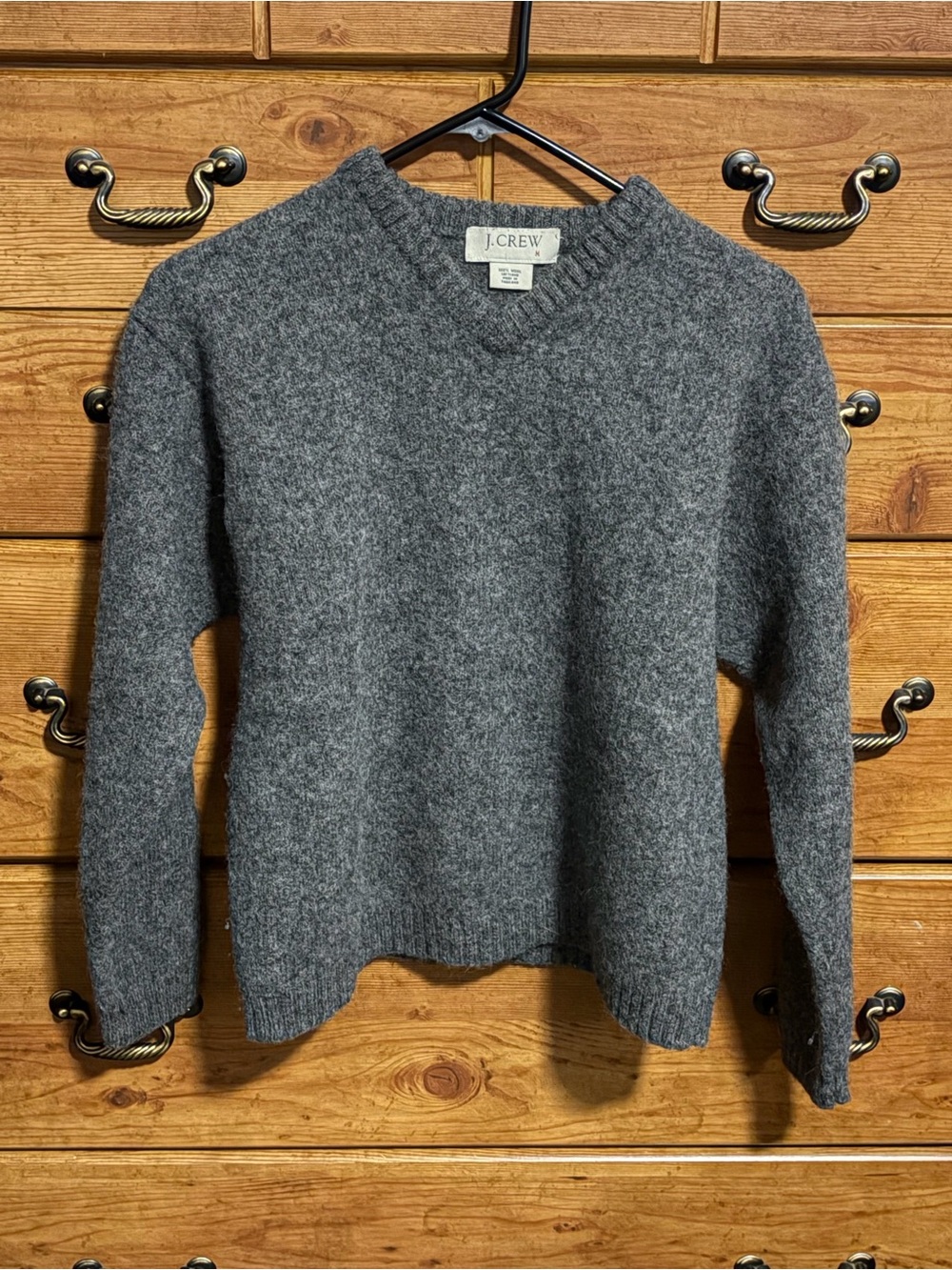 J. Crew Women's Gray Crewneck Sweater